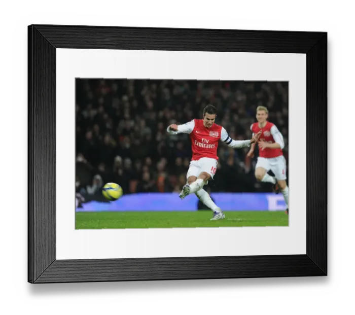 Framed Print : Robin van Persie Scores Brace: Arsenal Triumphs Over Aston Villa in FA Cup Fourth Round Framed Print : Robin van Persie Scores Brace: Arsenal Triumphs Over Aston Villa in FA Cup Fourth Round