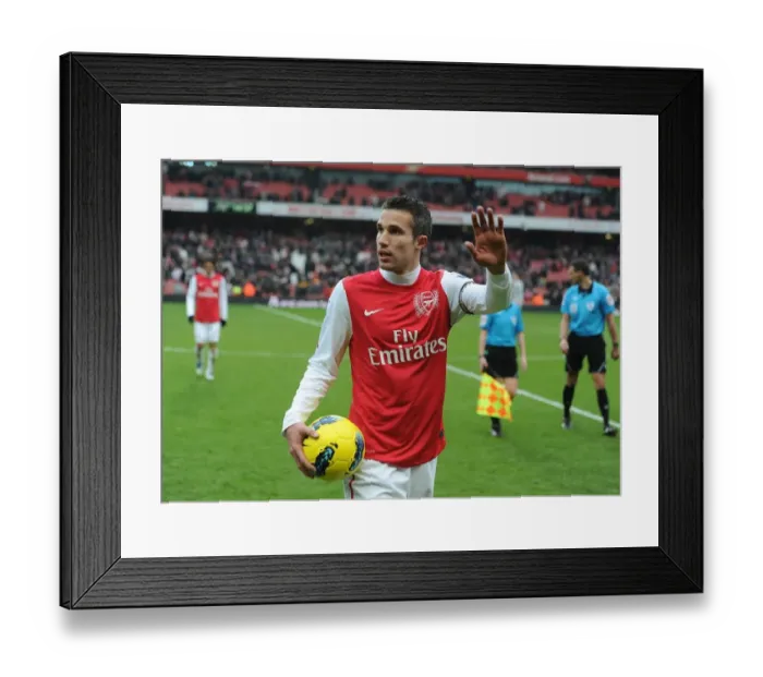 Framed Print : Arsenal's Robin van Persie Scores Hat-trick Against Blackburn Rovers in 2011-12 Premier League Framed Print : Arsenal's Robin van Persie Scores Hat-trick Against Blackburn Rovers in 2011-12 Premier League