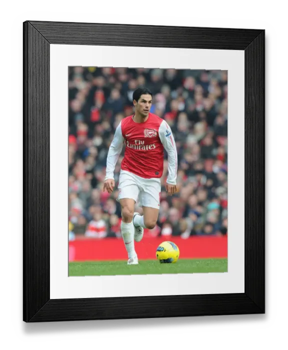 Framed Print : Mikel Arteta Leads Arsenal Against Blackburn Rovers in Premier League Clash (2011-12) Framed Print : Mikel Arteta Leads Arsenal Against Blackburn Rovers in Premier League Clash (2011-12)