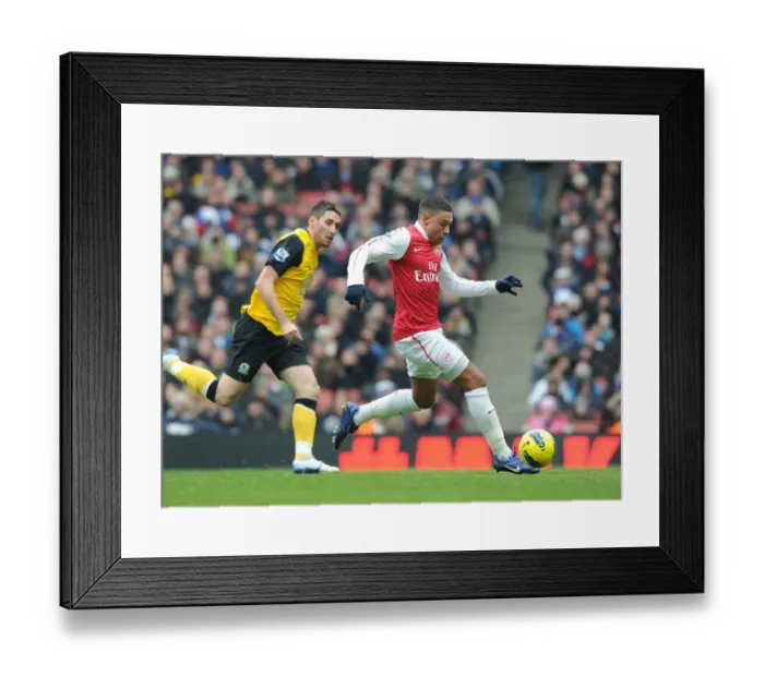 Framed Print : Oxlade-Chamberlain's Hat-Trick: Arsenal's Triumphant 3-0 Win Over Blackburn Rovers, 2012 Premier League