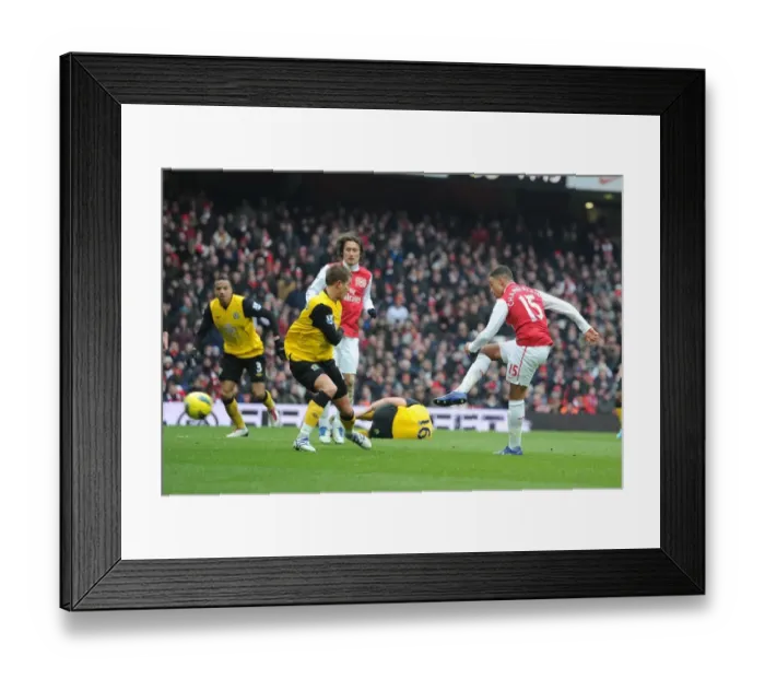 Framed Print : Oxlade-Chamberlain Scores His Fifth Goal: Arsenal vs. Blackburn Rovers (2011-12) Framed Print : Oxlade-Chamberlain Scores His Fifth Goal: Arsenal vs. Blackburn Rovers (2011-12)