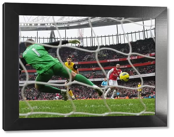 Thierry Henry Scores Seventh Goal: Arsenal vs. Blackburn Rovers, Premier League 2011-12