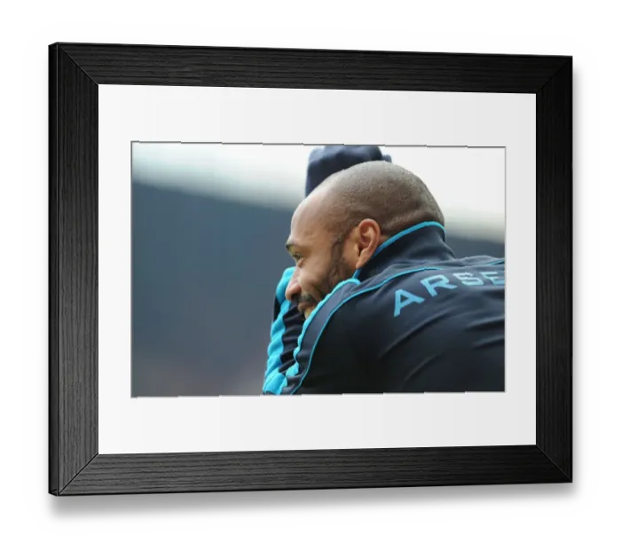 Framed Print : Thierry Henry in Action: Arsenal vs. Blackburn Rovers, Premier League 2011-12