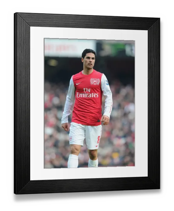 Framed Print : Mikel Arteta Leads Arsenal in Premier League Clash Against Blackburn Rovers (2011-12) Framed Print : Mikel Arteta Leads Arsenal in Premier League Clash Against Blackburn Rovers (2011-12)