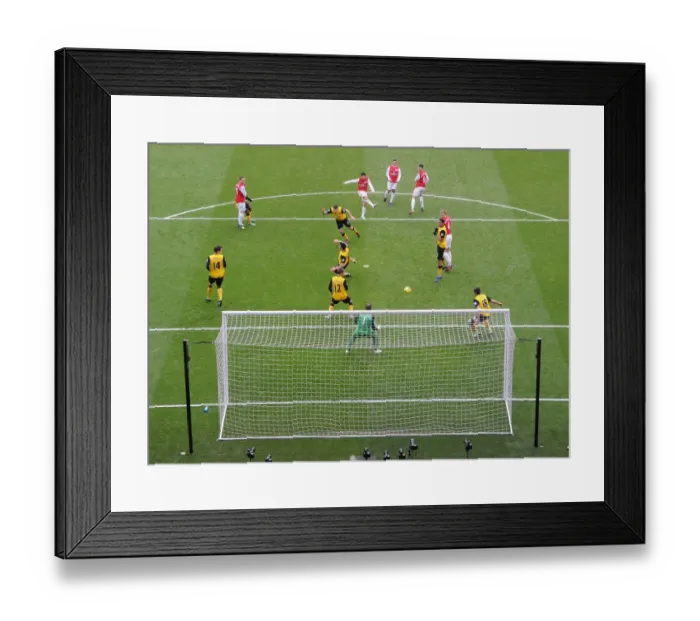 Framed Print : Mikel Arteta's Stunner: Arsenal's Fifth Goal vs. Blackburn Rovers, 2012 Premier League Framed Print : Mikel Arteta's Stunner: Arsenal's Fifth Goal vs. Blackburn Rovers, 2012 Premier League