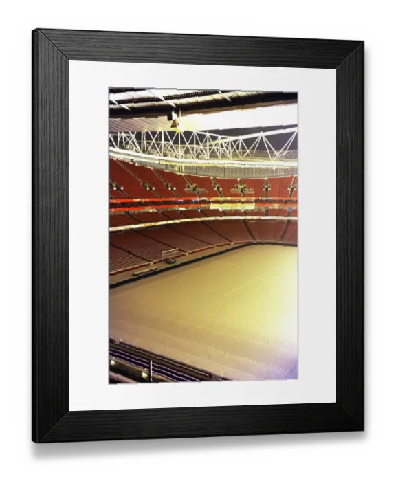 Framed Print : Winter's Battle at Emirates: Arsenal vs. Blackburn Rovers Amidst a Snow-Covered Stadium Framed Print : Winter's Battle at Emirates: Arsenal vs. Blackburn Rovers Amidst a Snow-Covered Stadium