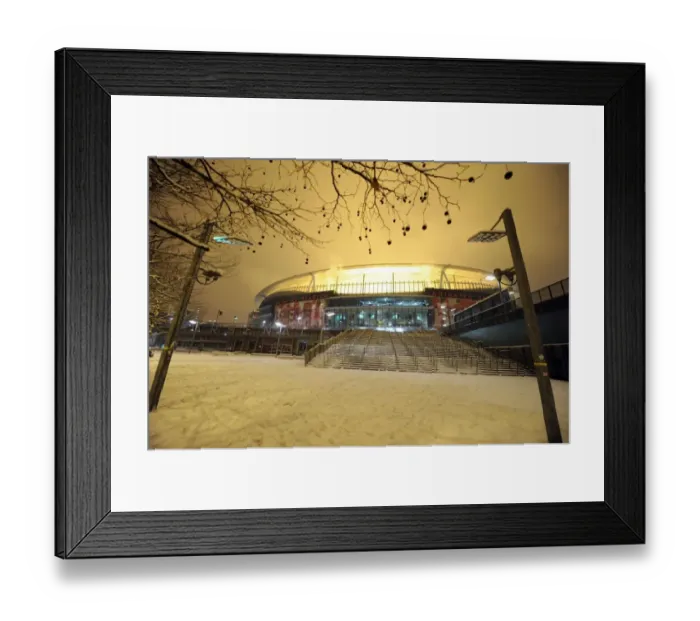 Framed Print : Arsenal's Winter Battlefield: Emirates Stadium vs. Blackburn Rovers, Premier League, London 2012 Framed Print : Arsenal's Winter Battlefield: Emirates Stadium vs. Blackburn Rovers, Premier League, London 2012