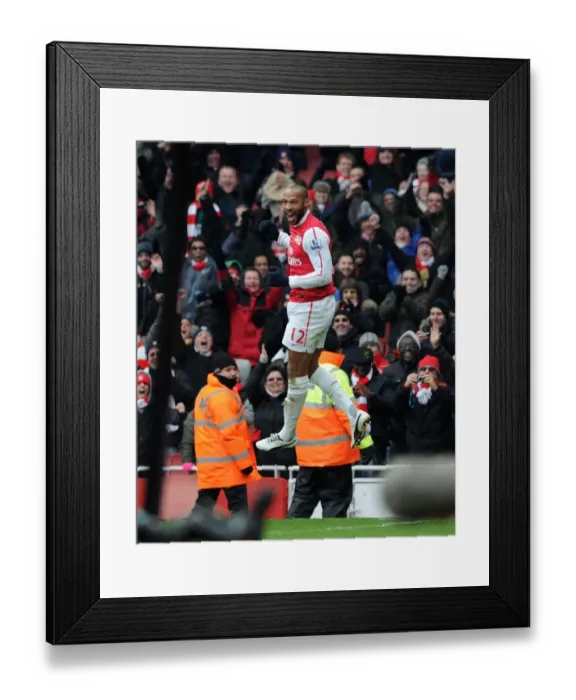 Framed Print : Thierry Henry's Historic Seven-Goal Performance: Arsenal vs. Blackburn Rovers, 2012