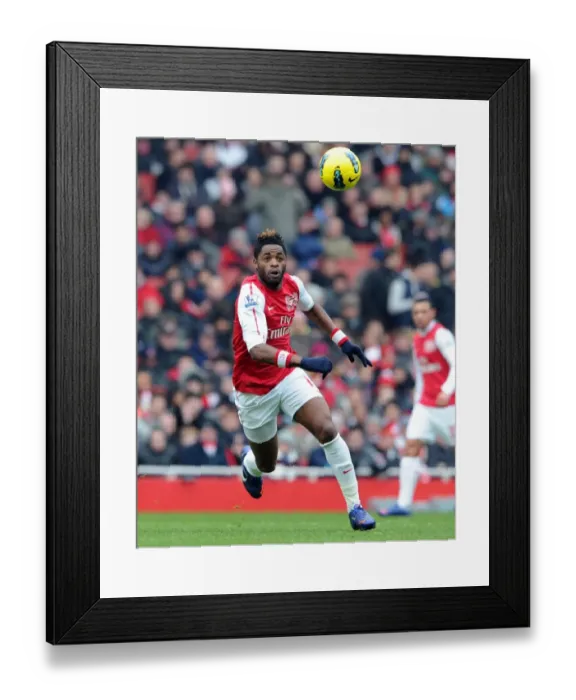 Framed Print : Alex Song in Action for Arsenal against Blackburn Rovers, Premier League 2011-12 Framed Print : Alex Song in Action for Arsenal against Blackburn Rovers, Premier League 2011-12