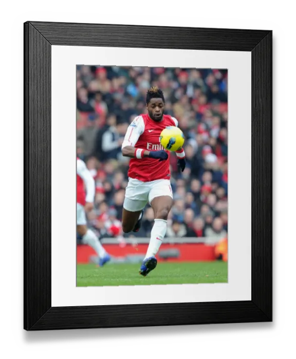Framed Print : Alex Song (Arsenal). Arsenal 7: 1 Blackburn Rovers. Barclays Premier League Framed Print : Alex Song (Arsenal). Arsenal 7: 1 Blackburn Rovers. Barclays Premier League