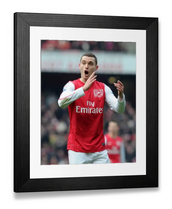 Framed Print : Thomas Vermaelen in Action: Arsenal vs Blackburn Rovers, Premier League 2011-12 Framed Print : Thomas Vermaelen in Action: Arsenal vs Blackburn Rovers, Premier League 2011-12