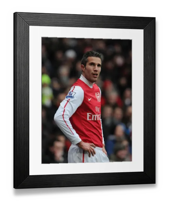 Framed Print : Robin van Persie in Action for Arsenal against Blackburn Rovers, Premier League 2011-12 Framed Print : Robin van Persie in Action for Arsenal against Blackburn Rovers, Premier League 2011-12