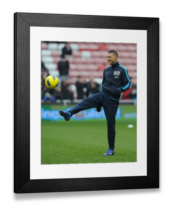 Framed Print : Kieran Gibbs (Arsenal). Sunderland 1: 2 Arsenal. Barclays Premier League Framed Print : Kieran Gibbs (Arsenal). Sunderland 1: 2 Arsenal. Barclays Premier League