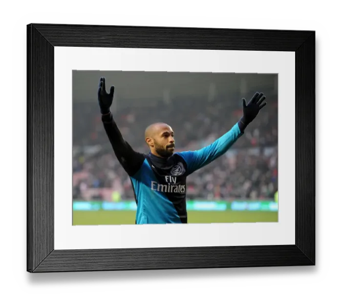 Framed Print : Thierry Henry's Euphoric Victory: Arsenal's Triumph Over Sunderland in the Premier League Framed Print : Thierry Henry's Euphoric Victory: Arsenal's Triumph Over Sunderland in the Premier League