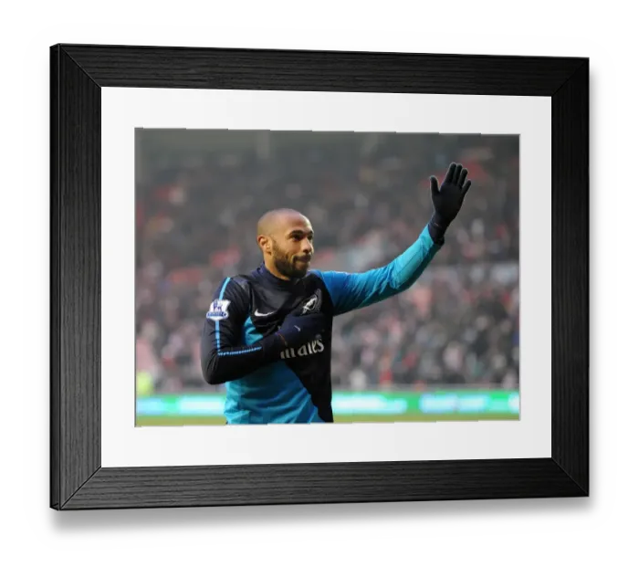 Framed Print : Thierry Henry's Euphoric Victory: Arsenal's Triumph Over Sunderland (11-2-12) Framed Print : Thierry Henry's Euphoric Victory: Arsenal's Triumph Over Sunderland (11-2-12)