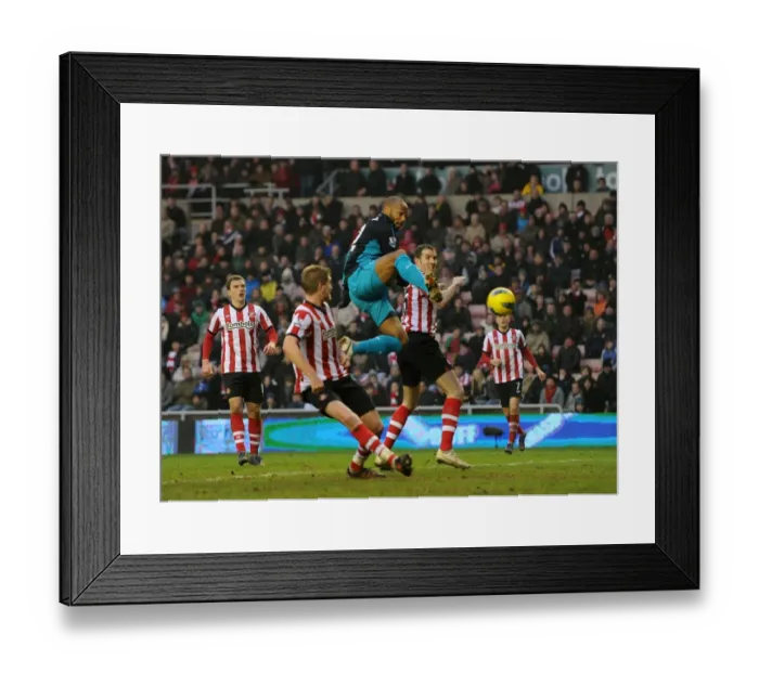 Framed Print : Thierry Henry Scores the Decisive Goal: Arsenal's 2-1 Victory over Sunderland in the Premier League Framed Print : Thierry Henry Scores the Decisive Goal: Arsenal's 2-1 Victory over Sunderland in the Premier League