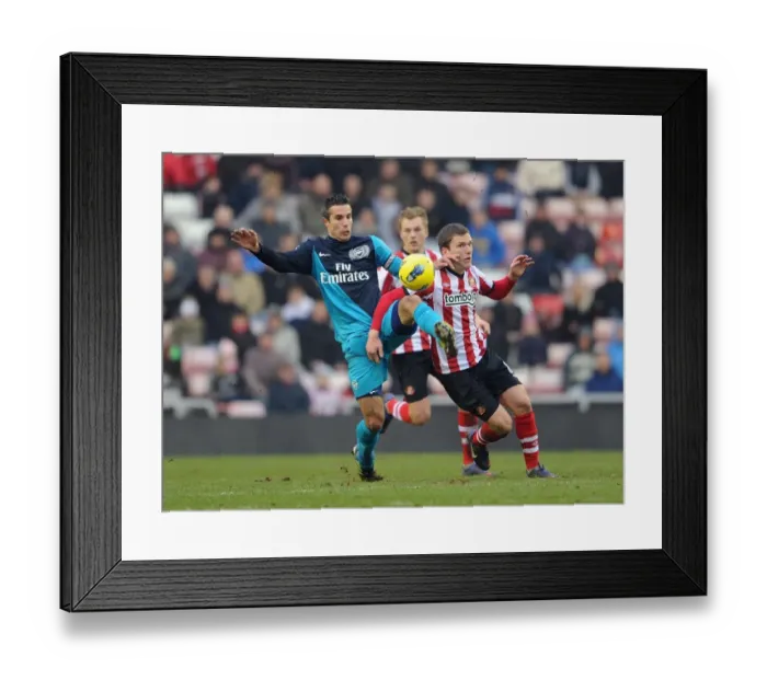 Framed Print : Robin van Persie's Brilliant Brace: Arsenal's 2-1 Victory Over Sunderland in the Premier League, Stadium of Light, 11 / 2 / 12 Framed Print : Robin van Persie's Brilliant Brace: Arsenal's 2-1 Victory Over Sunderland in the Premier League, Stadium of Light, 11 / 2 / 12