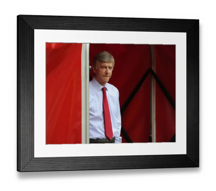Framed Print : Arsene Wenger Leads Arsenal to Victory: 2-1 Over Sunderland in Premier League at Stadium of Light (11 / 2 / 12)