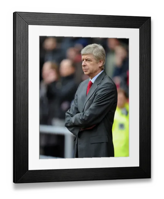 Framed Print : Arsene Wenger Guides Arsenal to a 2-1 Victory over Sunderland in the Premier League (November 2, 2012) Framed Print : Arsene Wenger Guides Arsenal to a 2-1 Victory over Sunderland in the Premier League (November 2, 2012)