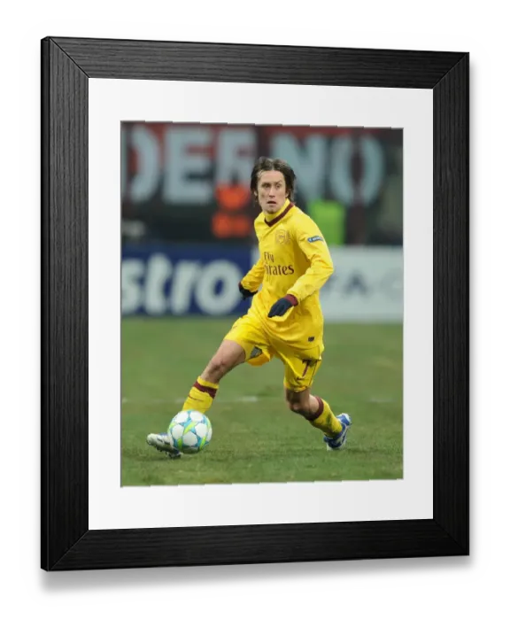 Framed Print : Tomas Rosicky in Action: AC Milan vs Arsenal, UEFA Champions League 2012 Framed Print : Tomas Rosicky in Action: AC Milan vs Arsenal, UEFA Champions League 2012