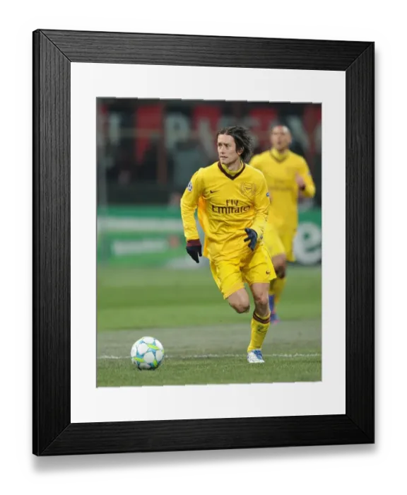 Framed Print : Tomas Rosicky's Standout Performance: Arsenal vs. AC Milan in the 2012 UEFA Champions League Framed Print : Tomas Rosicky's Standout Performance: Arsenal vs. AC Milan in the 2012 UEFA Champions League