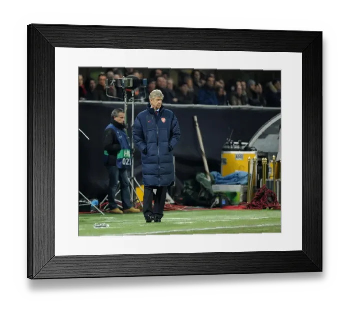 Framed Print : Arsene Wenger Leads Arsenal Against AC Milan in UEFA Champions League (2011-12) Framed Print : Arsene Wenger Leads Arsenal Against AC Milan in UEFA Champions League (2011-12)