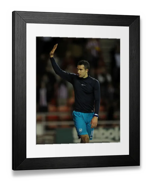 Framed Print : Robin van Persie Celebrates FA Cup Victory over Sunderland, 2012 Framed Print : Robin van Persie Celebrates FA Cup Victory over Sunderland, 2012