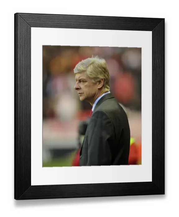 Framed Print : Arsene Wenger Leads Arsenal Against Sunderland in FA Cup Clash