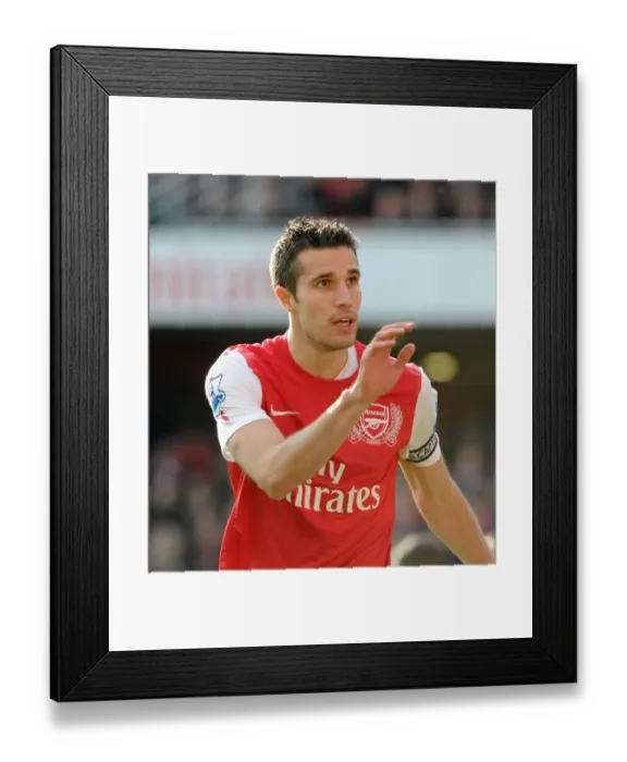 Framed Print : Arsenal vs. Tottenham: Robin van Persie Faces Off in the 2011-12 Premier League Clash Framed Print : Arsenal vs. Tottenham: Robin van Persie Faces Off in the 2011-12 Premier League Clash