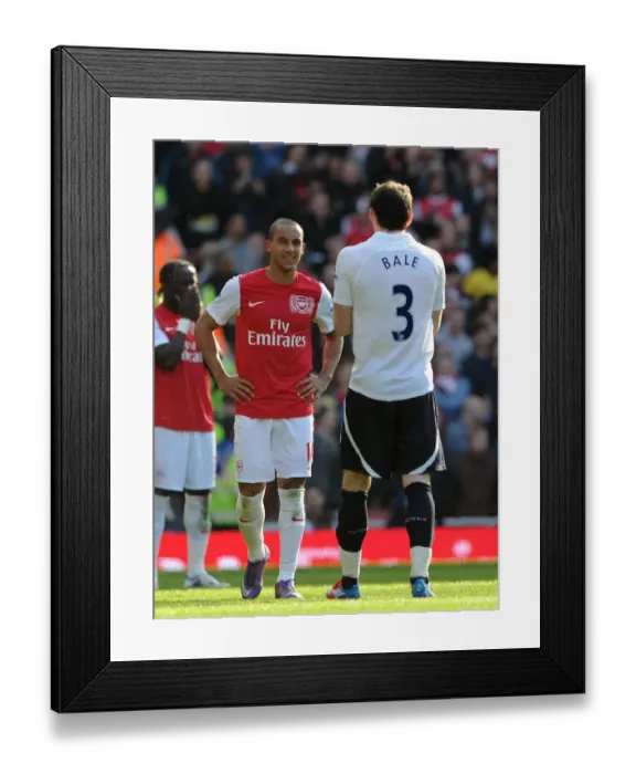 Framed Print : Arsenal vs. Tottenham: Theo Walcott and Gareth Bale's Chat Amidst Rivalry (2011-12) Framed Print : Arsenal vs. Tottenham: Theo Walcott and Gareth Bale's Chat Amidst Rivalry (2011-12)
