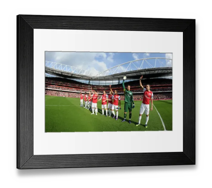 Framed Print : Arsenal vs. Tottenham: The Battle of North London - Premier League 2011-12