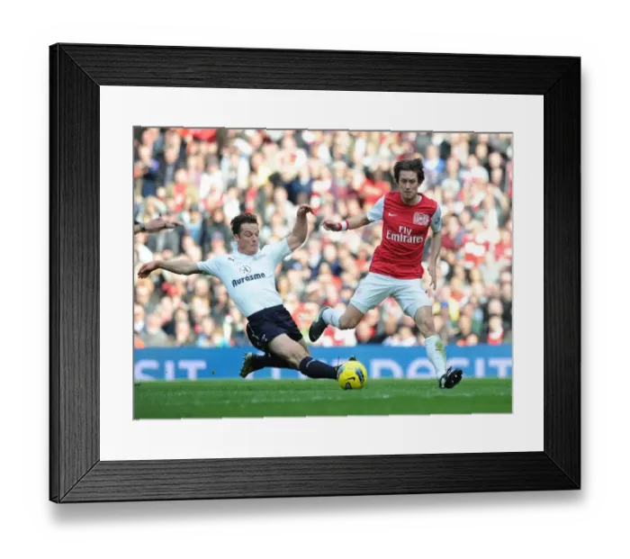 Framed Print : Arsenal vs. Tottenham: Rosicky vs. Parker - A Midfield Battle in the London Derby (2011-12) Framed Print : Arsenal vs. Tottenham: Rosicky vs. Parker - A Midfield Battle in the London Derby (2011-12)