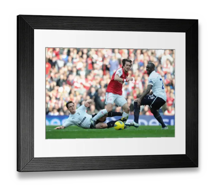 Framed Print : Arsenal vs. Tottenham: Rosicky vs. Parker and King - London's Premier League Rivalry Framed Print : Arsenal vs. Tottenham: Rosicky vs. Parker and King - London's Premier League Rivalry