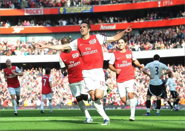 Robin van Persie's Double: Arsenal's Thrilling Victory Over Tottenham in the 2011-12 Premier League