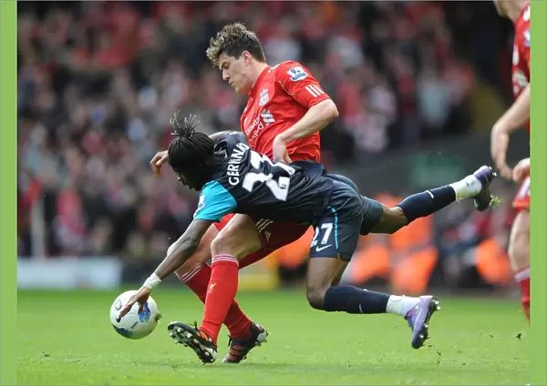 Gervinho Fouls by Martin Kelly: Intense Rivalry in Liverpool vs. Arsenal (2011-12)