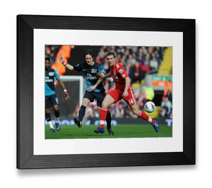 Framed Print : Clash of Midfield Titans: Rosicky vs. Henderson - Liverpool vs. Arsenal, Premier League, 2012 Framed Print : Clash of Midfield Titans: Rosicky vs. Henderson - Liverpool vs. Arsenal, Premier League, 2012