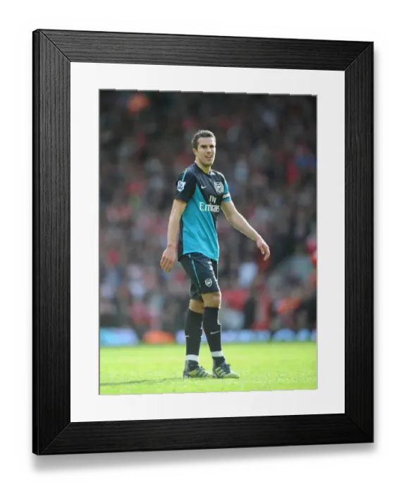 Framed Print : Robin van Persie Faces Liverpool: Arsenal vs. Liverpool, Premier League 2011-12