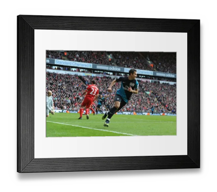 Framed Print : Robin van Persie's Unforgettable Strike: Arsenal's Victory Over Liverpool in the Premier League 2011-12 Framed Print : Robin van Persie's Unforgettable Strike: Arsenal's Victory Over Liverpool in the Premier League 2011-12