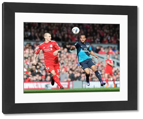 Theo Walcott vs Martin Skrtel: Intense Battle at Anfield (Liverpool v Arsenal, Premier League, 2011-12)