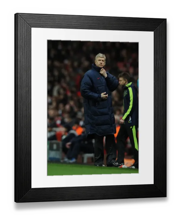 Framed Print : Arsene Wenger Leads Arsenal Against AC Milan in Champions League Showdown Framed Print : Arsene Wenger Leads Arsenal Against AC Milan in Champions League Showdown