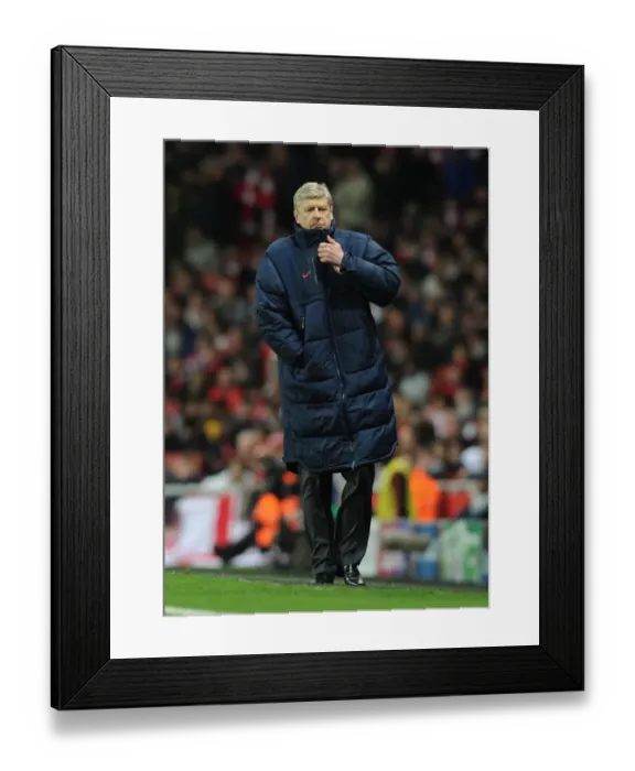 Framed Print : Arsene Wenger and Arsenal Face Off Against AC Milan in Champions League Battle, 2012 Framed Print : Arsene Wenger and Arsenal Face Off Against AC Milan in Champions League Battle, 2012