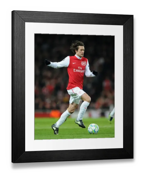 Framed Print : Arsenal's Triumph: Rosicky's Brilliance - Arsenal 3-0 AC Milan (UEFA Champions League, 2012)