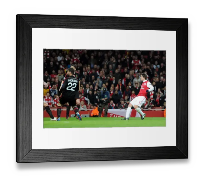 Framed Print : Arsenal's Rosicky Scores Brace: Arsenal 3-0 AC Milan in UEFA Champions League Framed Print : Arsenal's Rosicky Scores Brace: Arsenal 3-0 AC Milan in UEFA Champions League