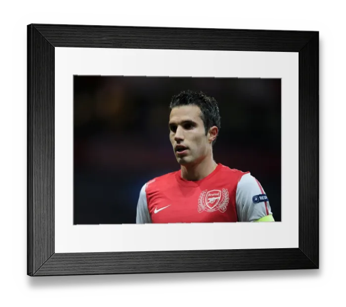 Framed Print : Arsenal's 3-0 Victory Over AC Milan: Robin van Persie Shines in UEFA Champions League Framed Print : Arsenal's 3-0 Victory Over AC Milan: Robin van Persie Shines in UEFA Champions League