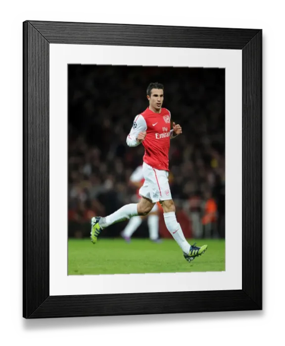 Framed Print : Arsenal's Dominant Performance: Robin van Persie Scores Three as Arsenal Crushes AC Milan 3-0 in UEFA Champions League Framed Print : Arsenal's Dominant Performance: Robin van Persie Scores Three as Arsenal Crushes AC Milan 3-0 in UEFA Champions League