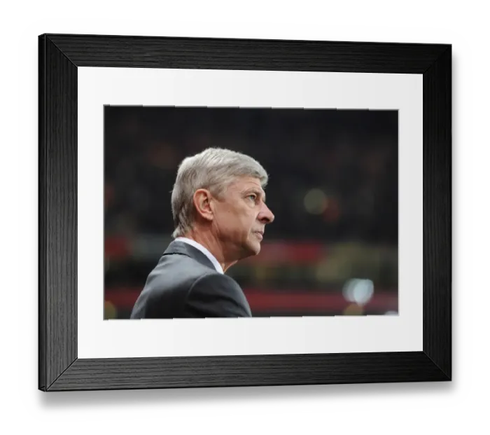 Framed Print : Arsenal's Champions League Victory: Wenger's Team Conquers AC Milan 3-0 (Emirates Stadium, 6 / 3 / 12)
