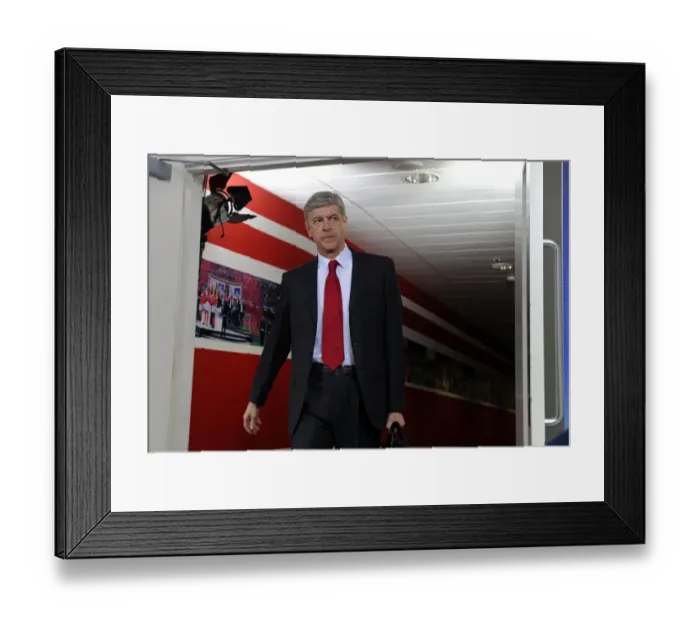 Framed Print : Arsenal's Triumph: Arsene Wenger Leads The Gunners to a 3-0 Victory over AC Milan in the UEFA Champions League Framed Print : Arsenal's Triumph: Arsene Wenger Leads The Gunners to a 3-0 Victory over AC Milan in the UEFA Champions League
