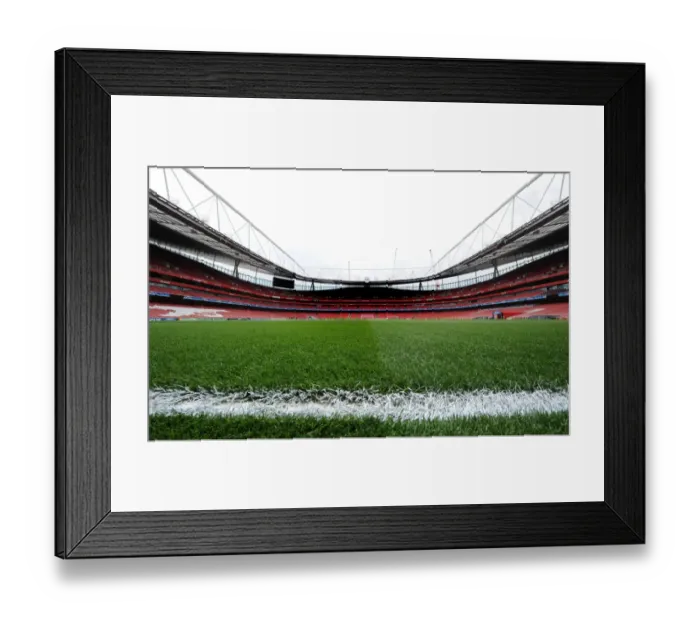 Framed Print : Emirates Stadium: Arsenal FC vs AC Milan, UEFA Champions League Round of 16