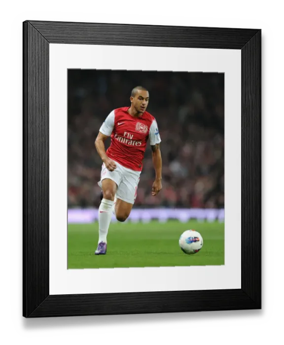 Framed Print : Theo Walcott in Action: Arsenal vs Newcastle United, Premier League 2011-12