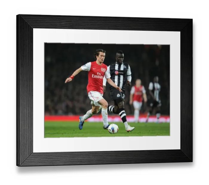 Framed Print : Arsenal's Rosicky Outwits Tiote: A Premier League Showdown (2011-12)